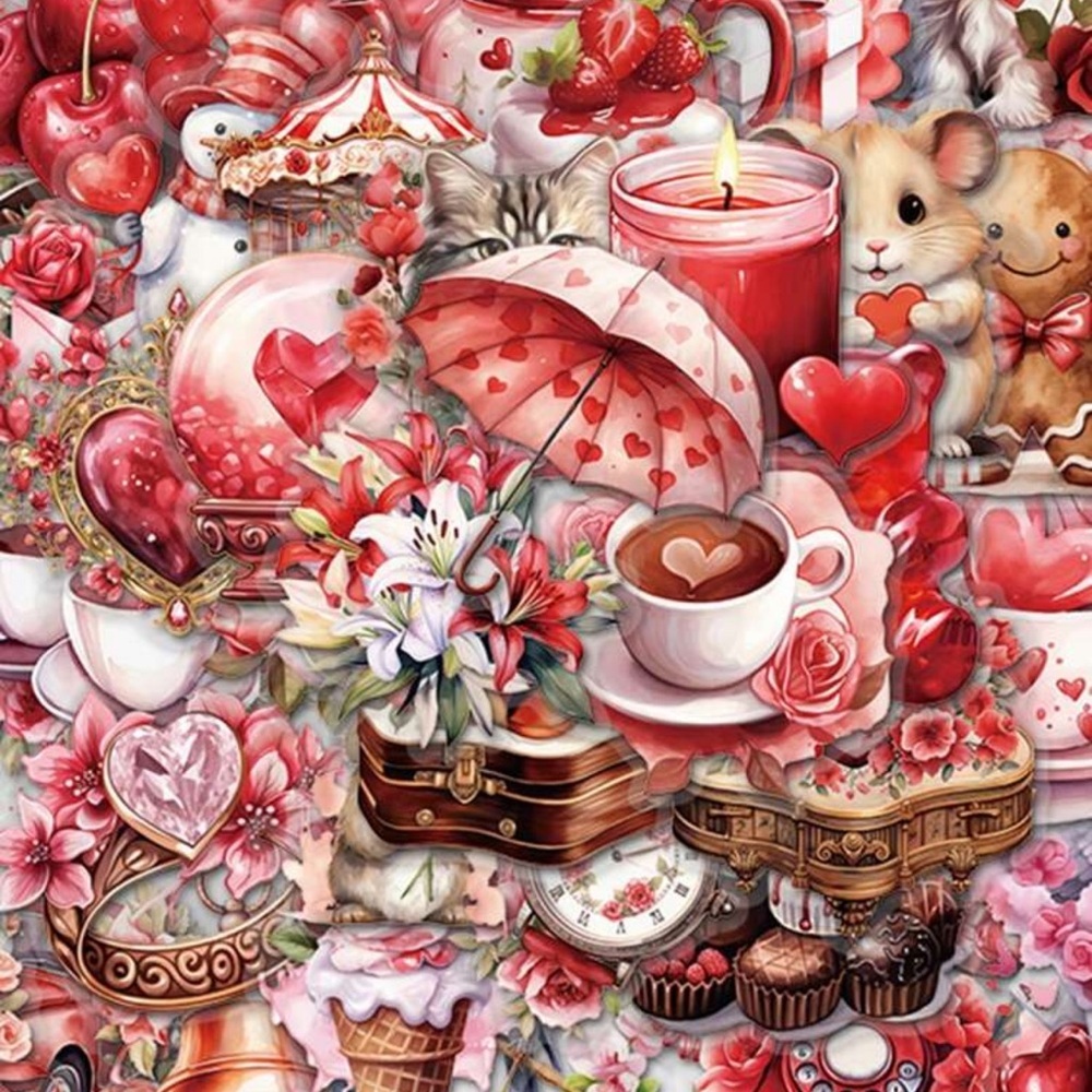 50pcs Cartoon Graffiti Stickers Water Cups Computer Decor Waterproof Stickers